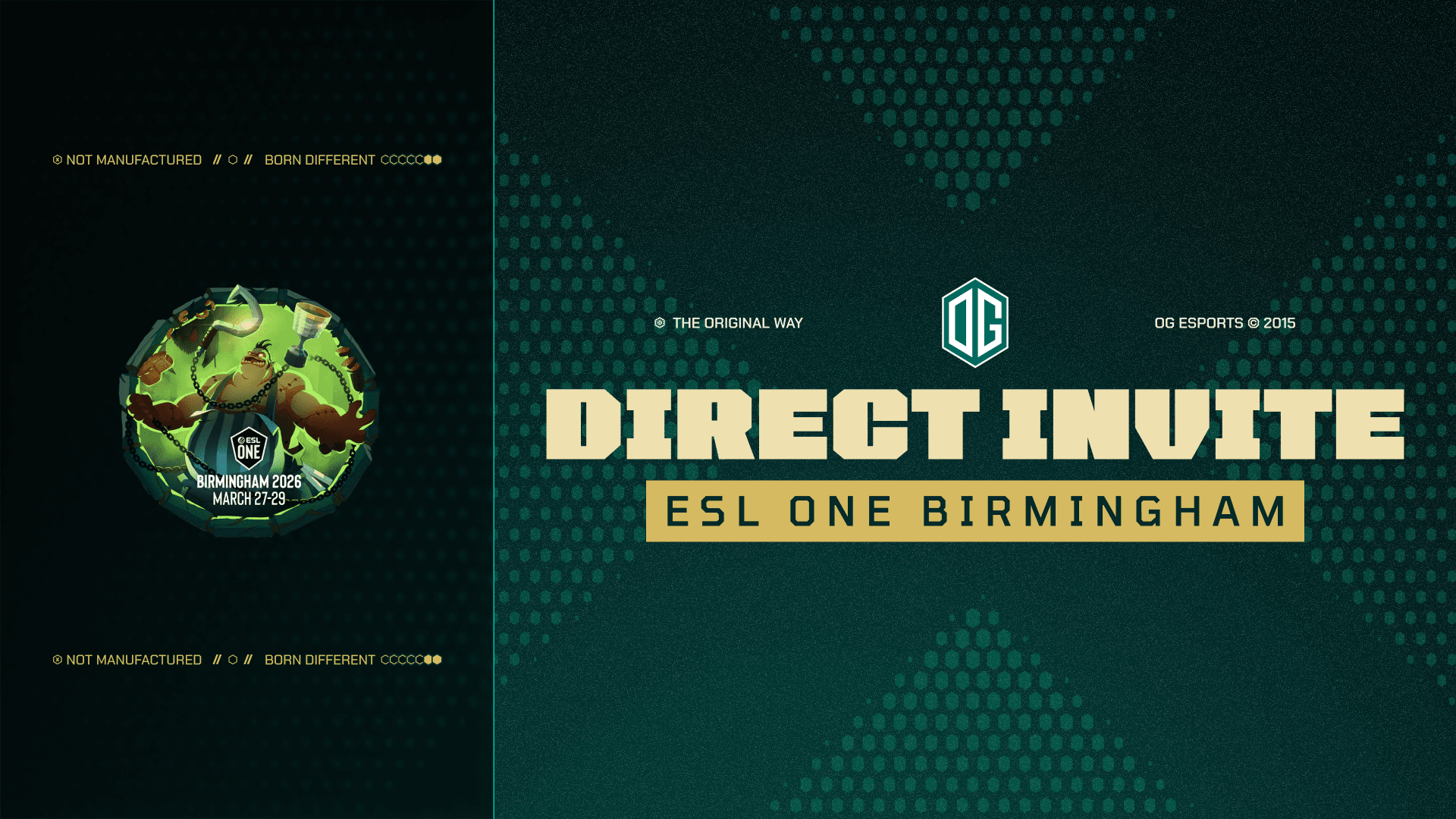 OG Esports direct invite ESL BHAM article thumbnail